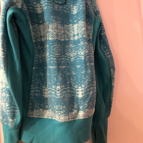 Ivivva by Lululemon Turquoise Scuba Zip Up Hoodie - Picture 7 of 13